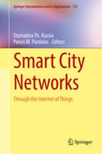 cover of the book Smart City Networks: Through the Internet of Things