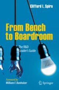 cover of the book  From Bench to Boardroom: The R&D Leader's Guide