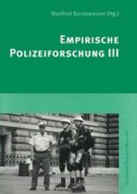 cover of the book Empirische Polizeiforschung III