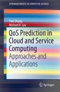 cover of the book QoS Prediction in Cloud and Service Computing: Approaches and Applications