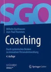 cover of the book Coaching: Durch systemisches Denken zu innovativer Personalentwicklung