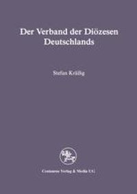 cover of the book Der Verband der Diözesen Deutschlands