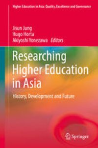 cover of the book Researching Higher Education in Asia: History, Development and Future