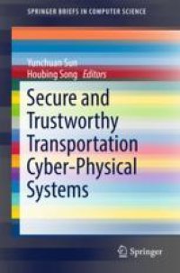 cover of the book  Secure and Trustworthy Transportation Cyber-Physical Systems