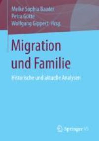 cover of the book Migration und Familie: Historische und aktuelle Analysen