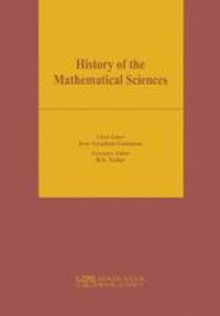 cover of the book History of the Mathematical Sciences