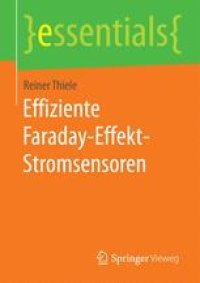 cover of the book  Effiziente Faraday-Effekt-Stromsensoren