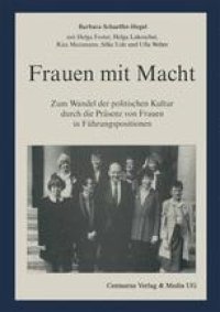 cover of the book Frauen mit Macht: Zum Wandel der politischen Kultur durch die Präsenz von Frauen in Führungspositionen