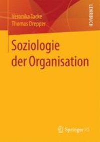 cover of the book Soziologie der Organisation