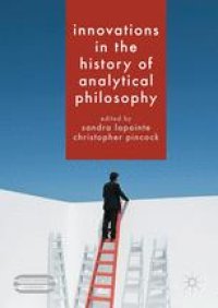 cover of the book  Innovations in the History of Analytical Philosophy