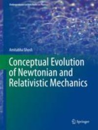 cover of the book Conceptual Evolution of Newtonian and Relativistic Mechanics