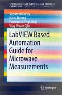 cover of the book  LabVIEW based Automation Guide for Microwave Measurements