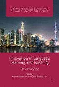 cover of the book  Innovation in Language Learning and Teaching: The Case of China