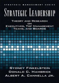 cover of the book Strategic Leadership: Theory and Research on Executives, Top Management Teams, and Boards