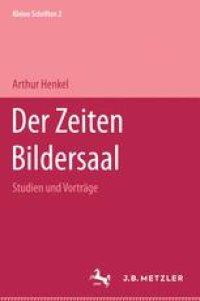 cover of the book Der Zeiten Bildersaal: Studien und Vorträge