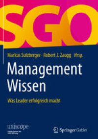 cover of the book ManagementWissen: Was Leader erfolgreich macht