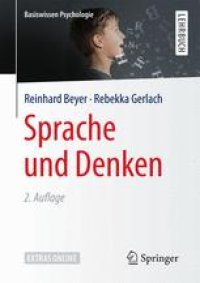 cover of the book Sprache und Denken