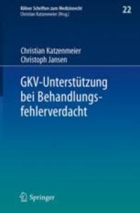 cover of the book GKV-Unterstützung bei Behandlungsfehlerverdacht