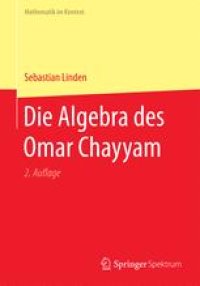 cover of the book Die Algebra des Omar Chayyam