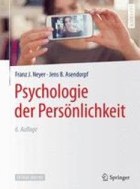 cover of the book Psychologie der Persönlichkeit