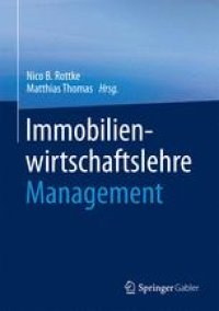 cover of the book Immobilienwirtschaftslehre - Management