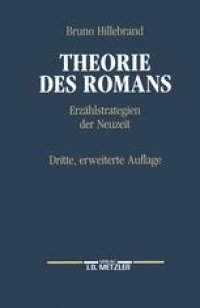 cover of the book Theorie des Romans: Erzählstrategien der Neuzeit