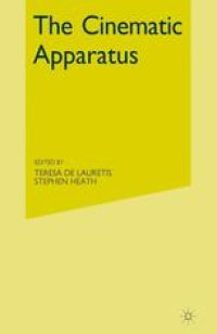 cover of the book The Cinematic Apparatus