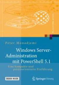 cover of the book  Windows Server-Administration mit PowerShell 5.1: Eine kompakte und praxisorientierte Einführung