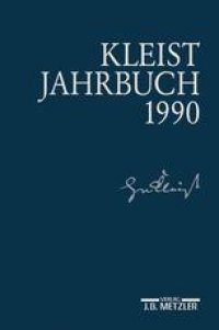 cover of the book Kleist-Jahrbuch 1990