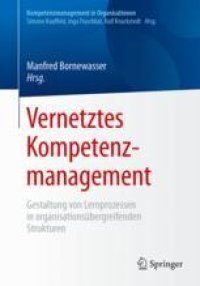 cover of the book  Vernetztes Kompetenzmanagement: Gestaltung von Lernprozessen in organisationsübergreifenden Strukturen