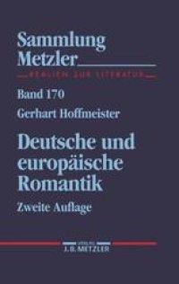 cover of the book Deutsche und europäische Romantik