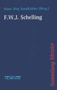 cover of the book F. W. J. Schelling