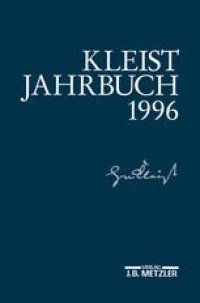 cover of the book Kleist-Jahrbuch 1996