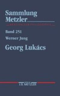 cover of the book Georg Lukács