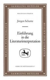 cover of the book Einführung in die Literaturinterpretation