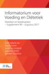 cover of the book Informatorium voor Voeding en Diëtetiek: Dieetleer en Voedingsleer - Supplement 96