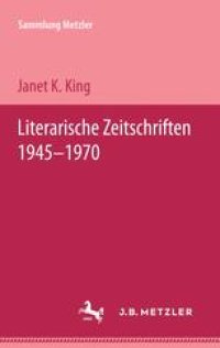 cover of the book Literarische Zeitschriften 1945–1970