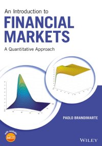 cover of the book An Introduction to Financial Markets: A Quantitative Approach