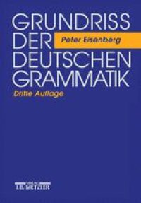 cover of the book Grundriß der deutschen Grammatik