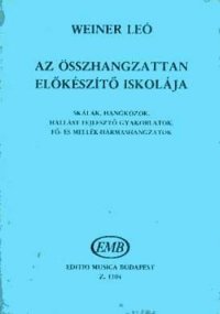 cover of the book Az összhangzattan előkészítő iskolája