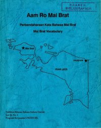 cover of the book Aam ro Mai Brat. Perbendaharaan Kata Bahasa Mai Brat. Mai Brat Vocabulary