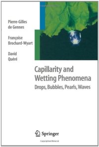 cover of the book capillarity and wetting phenomena