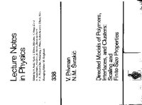 cover of the book Directed models of polymers ,interfaces,and clusters; Scaling and finite-size properties