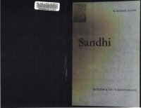 cover of the book SANDHI The Theoretical, Phonetic, and Historical Basis of Word Junction in Sanskrit