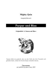 cover of the book Purpur und Blau