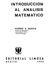 cover of the book Introducción al Análisis Matemático