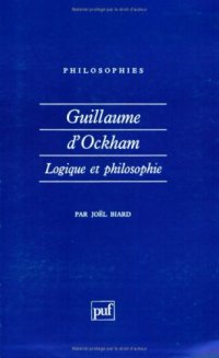 cover of the book Guillaume d’Ockham: Logique et philosophie