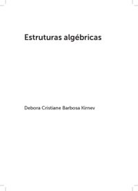 cover of the book Estruturas algébricas