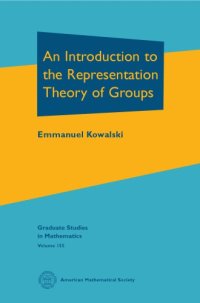 cover of the book An Introduction to the Representation Theory of Groups