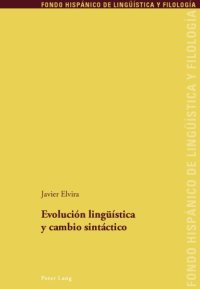 cover of the book Evolución lingüística y cambio sintáctico